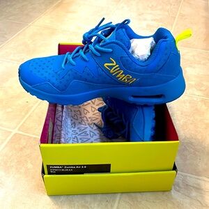 Zumba Air 2.0 sneakers, Blue, size 6.5 WORN ONLY ONCE
